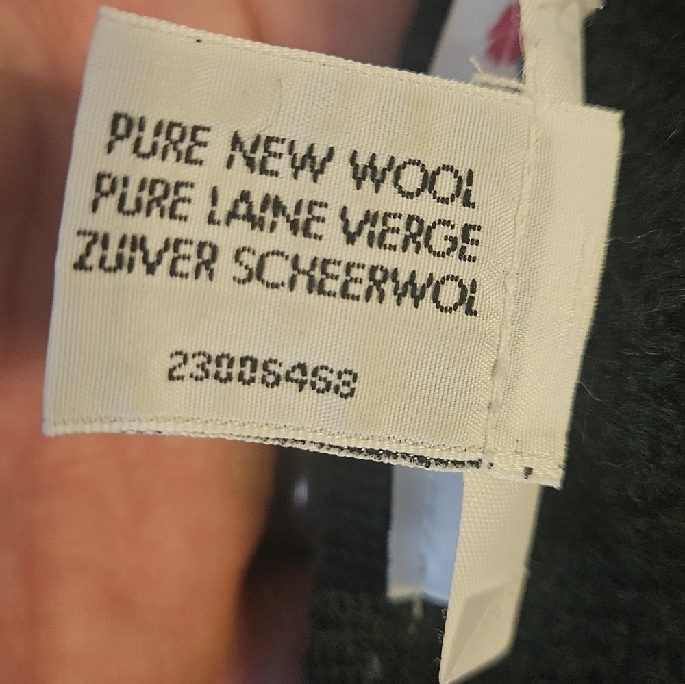 Petressa Pure New Wool Embroidered Size 40 Vintage - Picture 3 of 10
